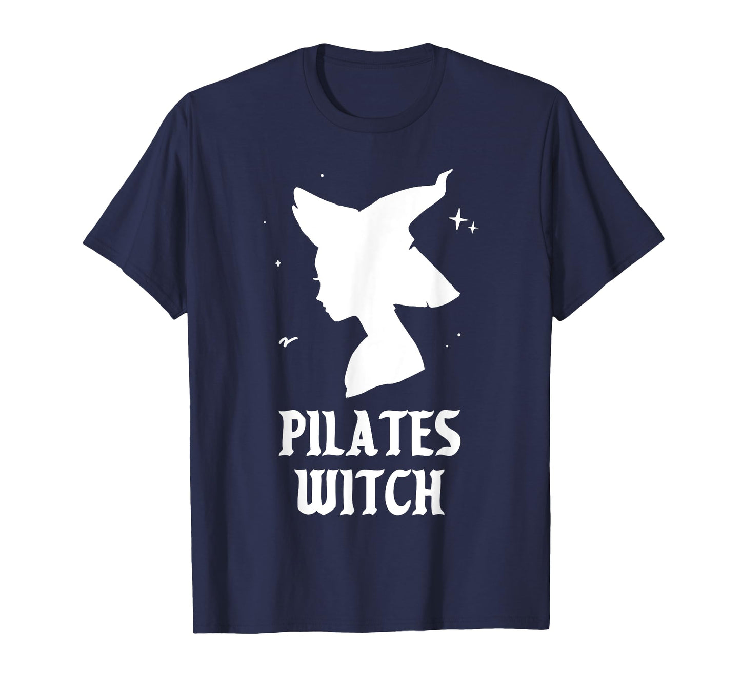 Pilates Witch Instructor Spooky Vibes Gym Halloween Costume T-Shirt