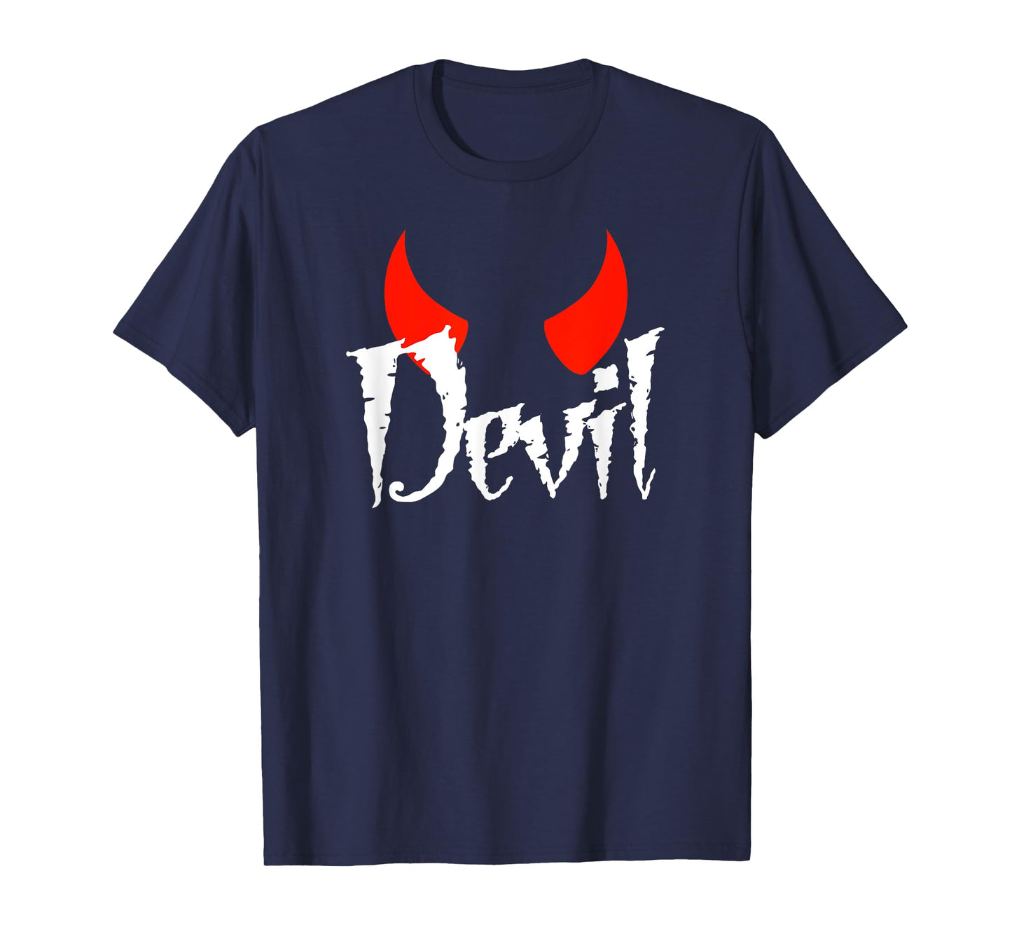 Devil Halloween Matching Couple Girlfriend T-Shirt