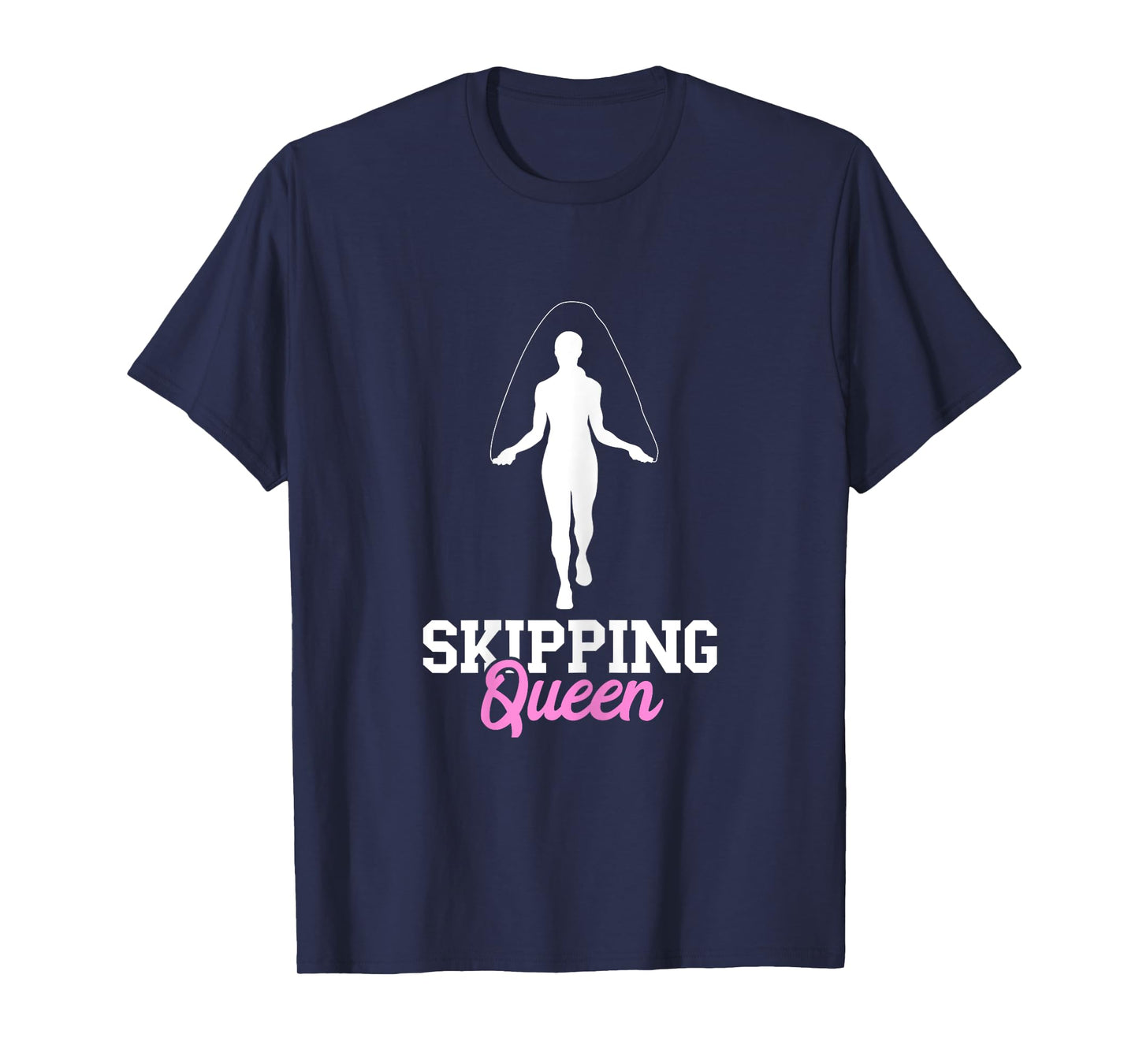 Skipping Queen Rope Jumping Cardio Jump Rope Workout Gym T-Shirt
