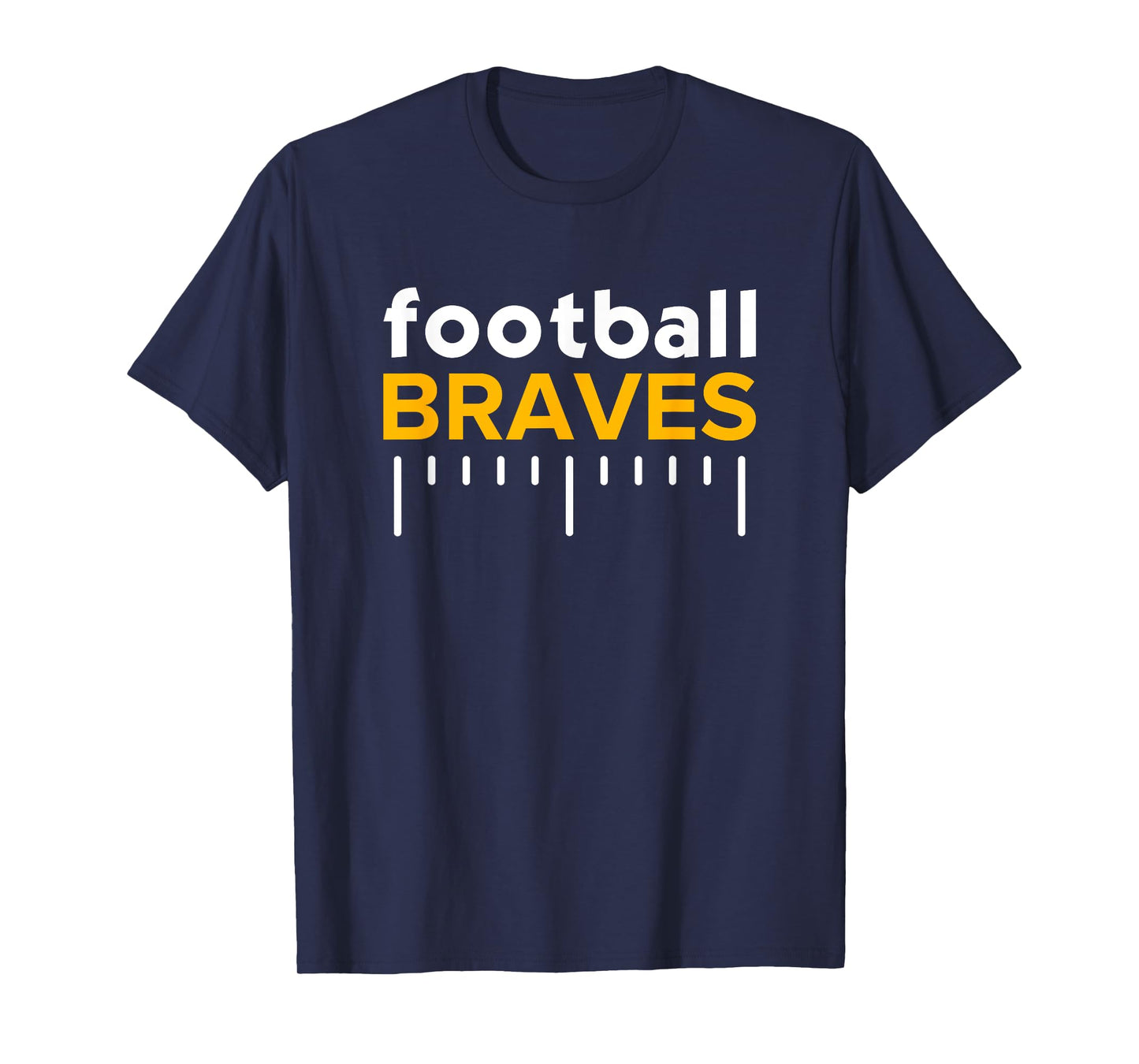 Star Valley Braves Football Lines HS T-Shirt