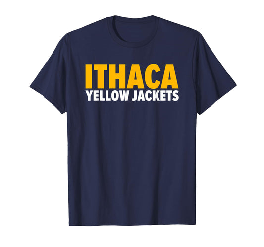 Ithaca Yellow Jackets Bold T-Shirt