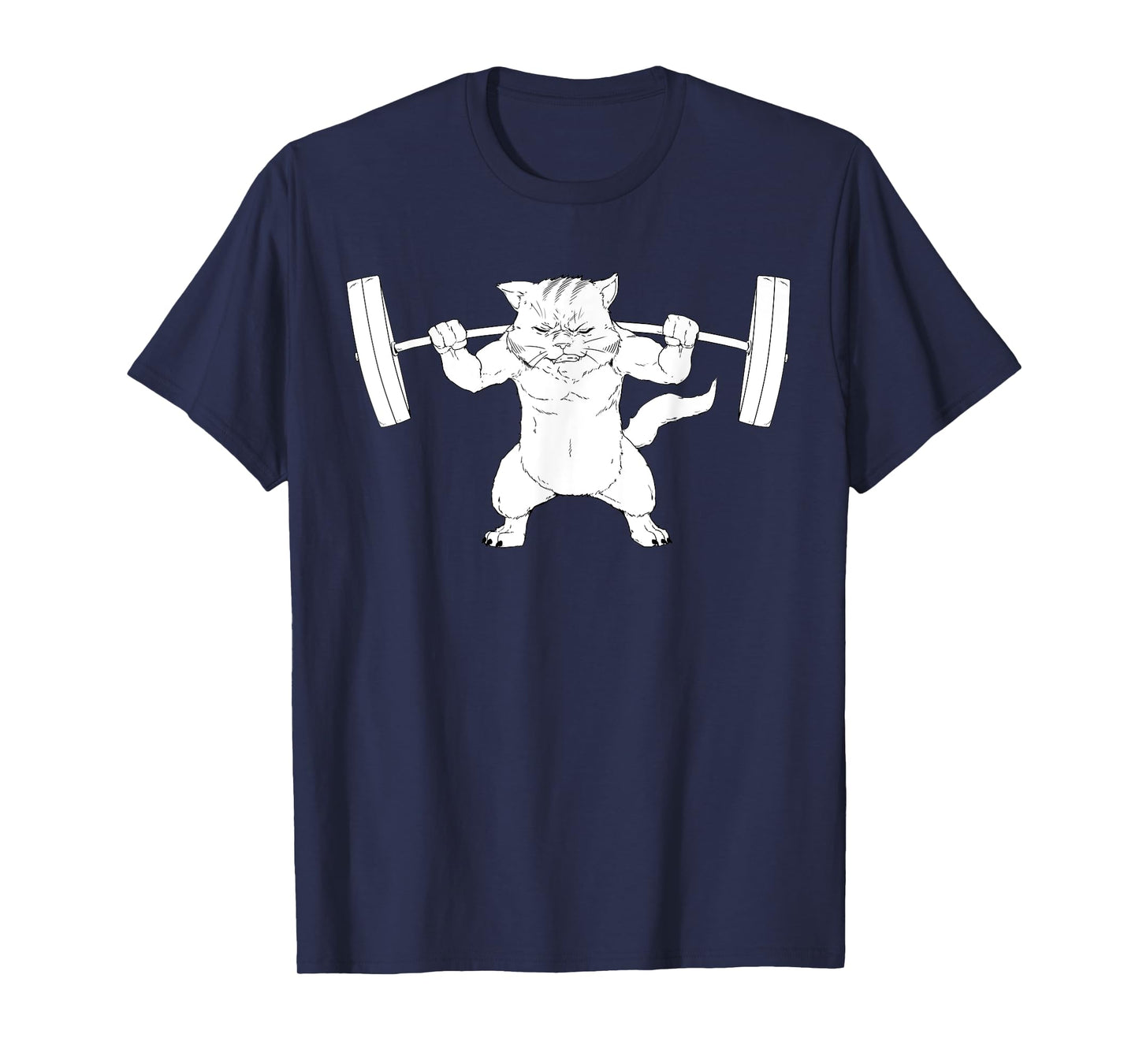 Cat Squat Powerlifting T-Shirt T-Shirt for Men Women Girls Kids