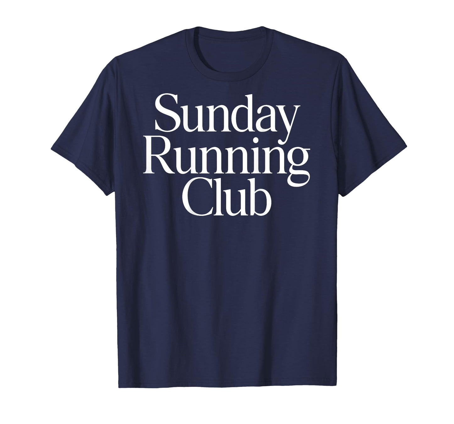 SUNDAY RUNNING CLUB X Jogger Jogging Runner Fitness Gym BACK T-Shirt