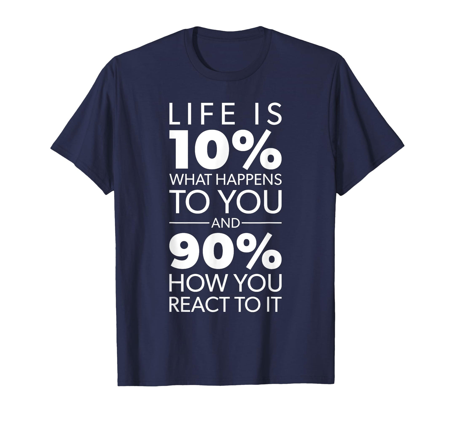 Life Is About What Happens To You vs How You React To It T-Shirt