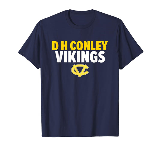 D H Conley Vikings Logo Bold HS T-Shirt