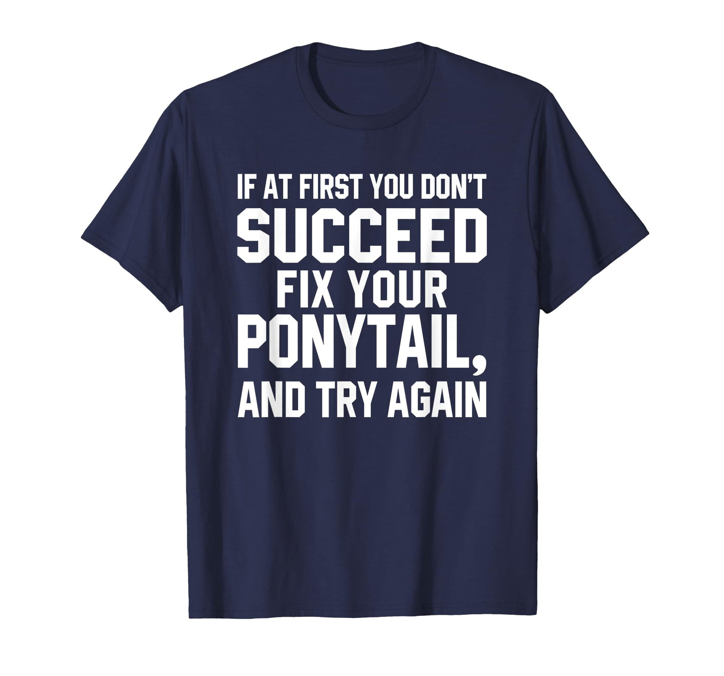 Funny Workout Fix Your Ponytail Saying Fitness Burpees Gym T-Shirt