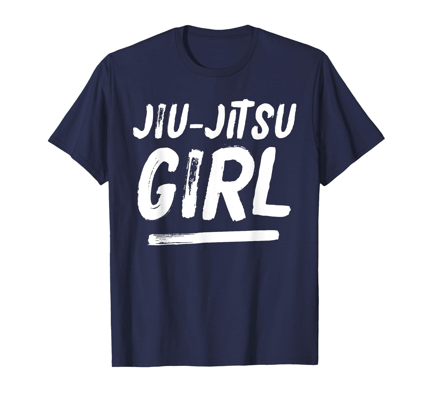 Jiu-Jitsu Girl Distressed Martial Arts T-Shirt