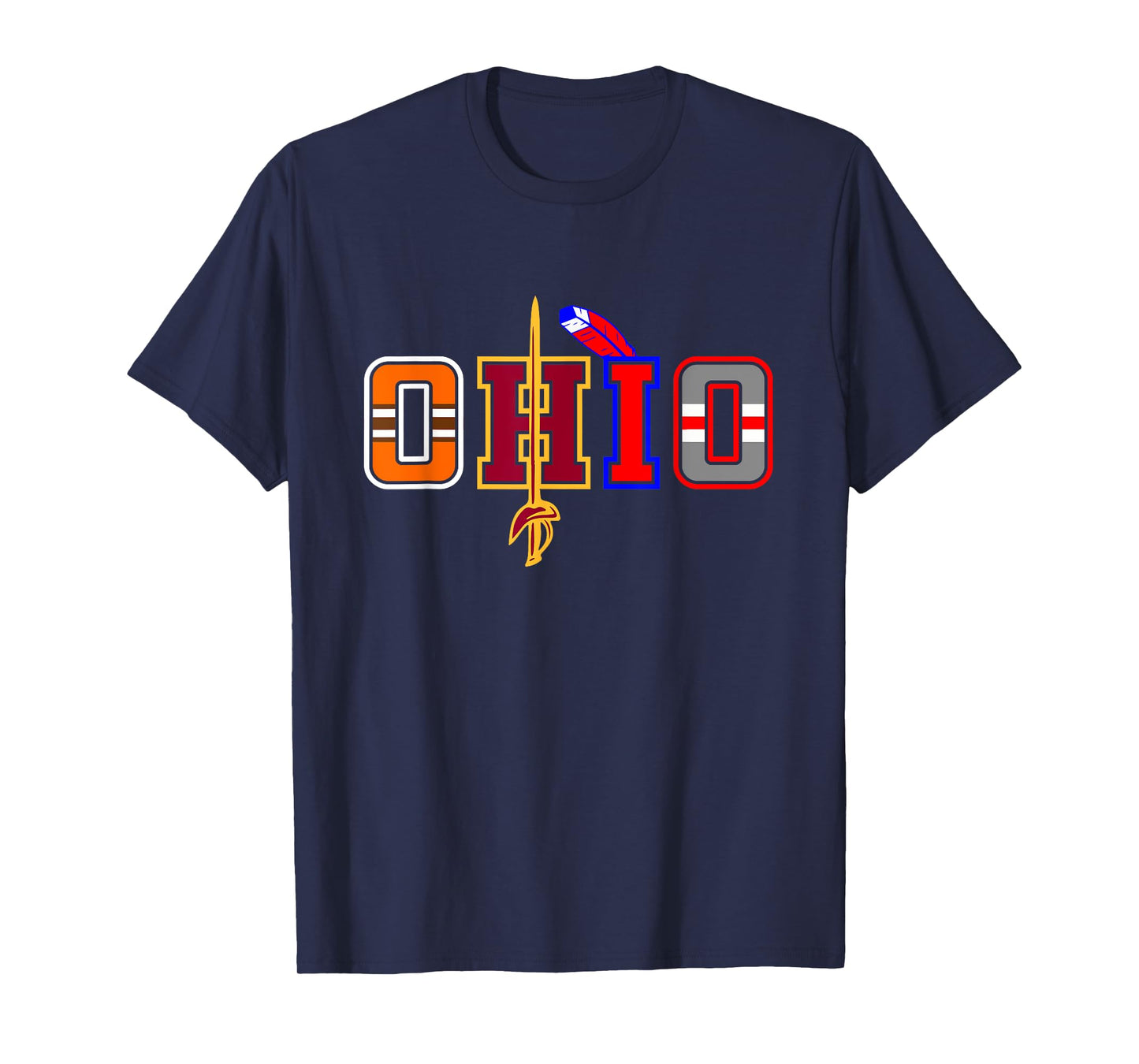 Ohio Gifts and Apparel Tees - DressedForDuty Ohio Apparel Unisex-Adults, Kids T-Shirt Black Short Sleeve Modern Classic T-Shirt