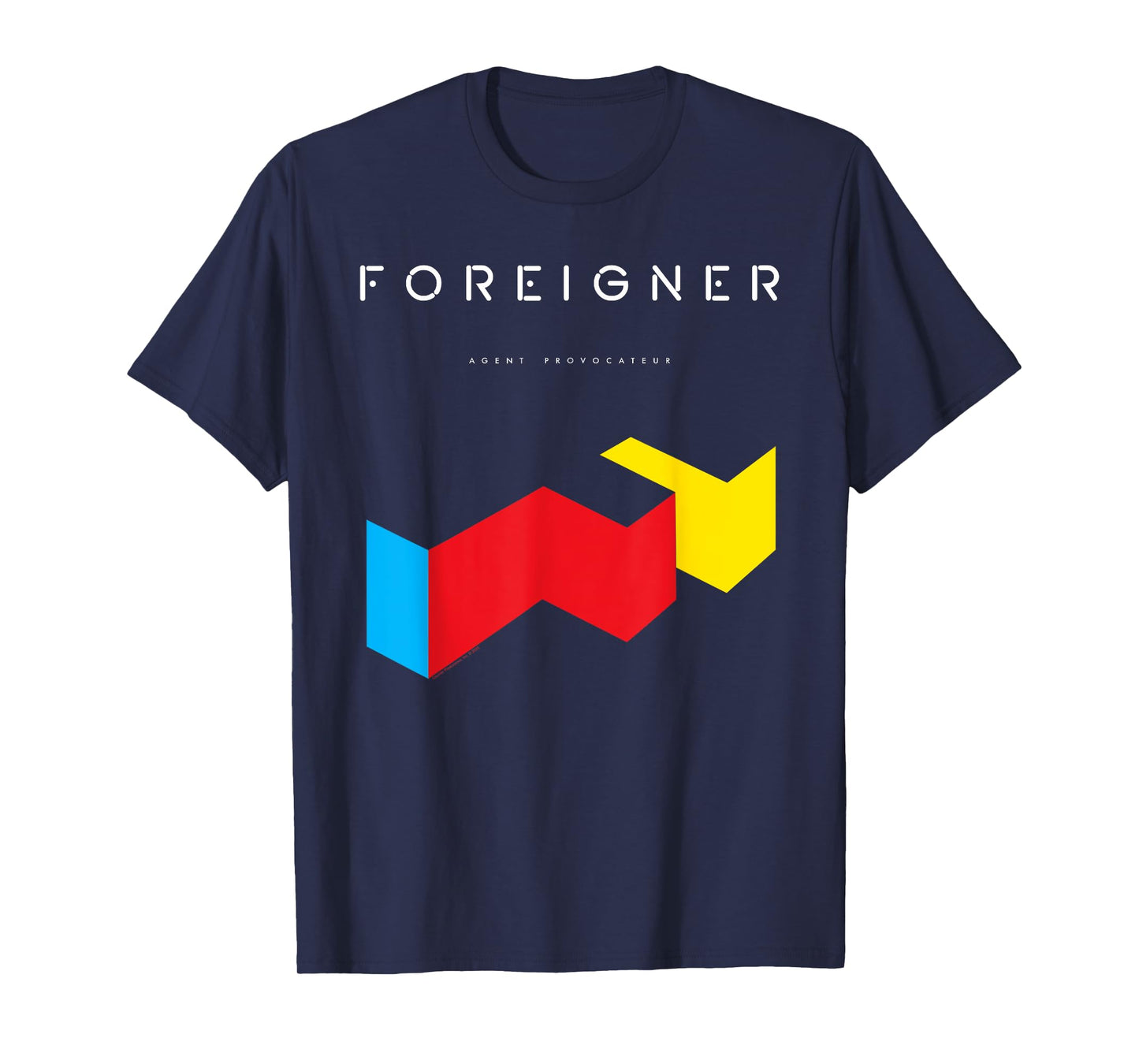 Foreigner Agent Provocateur Album Cover Vintage Band T-Shirt
