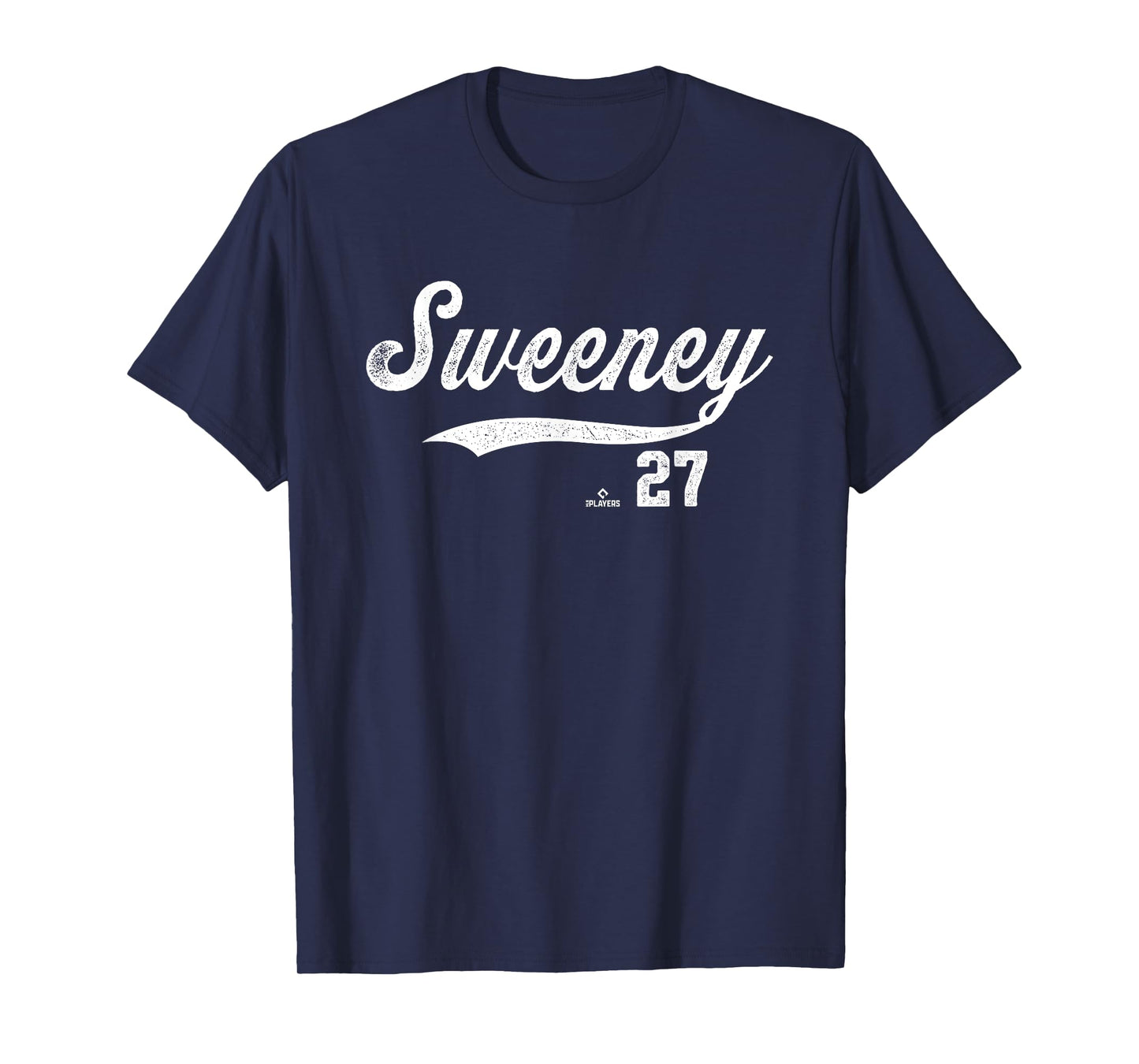 Distressed Swoosh Trey Sweeney Detroit Baseball MLBPA T-Shirt