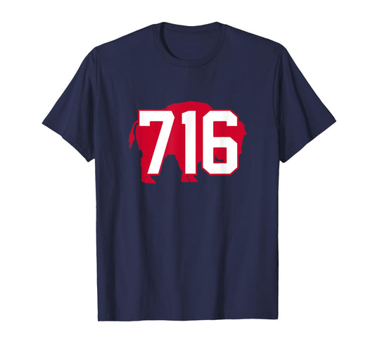 716 Area Code Buffalo New York BFLO WNY T-Shirt