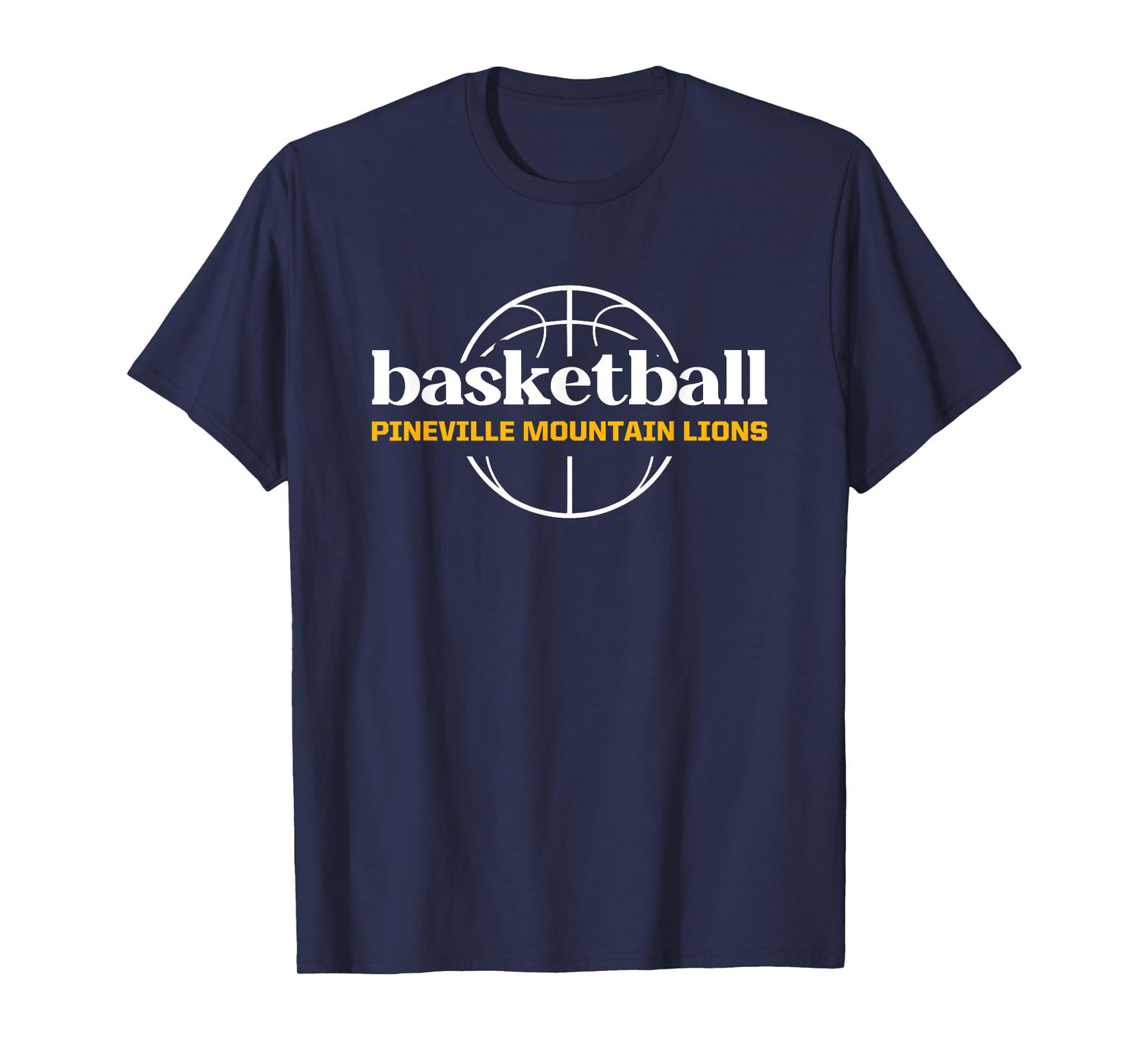 Pineville Mountain Lions Basketball T-Shirt
