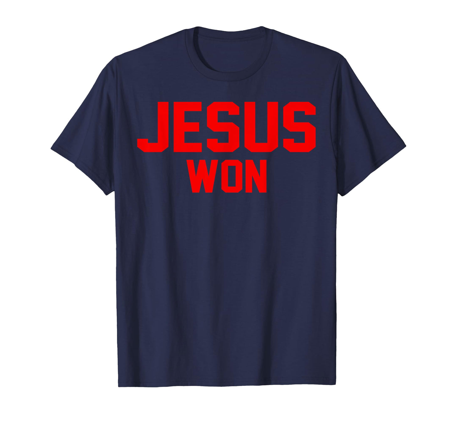 Jesus Won Ohio Pride Vintage Christian Jesus Won Front&Back T-Shirt