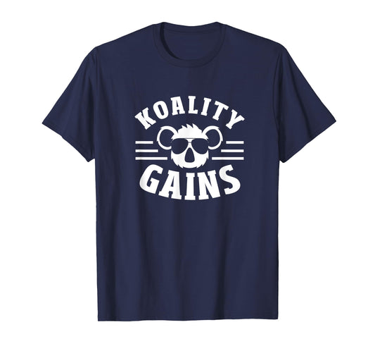 Koality Gains Funny Fitness Gym Koala T-Shirt