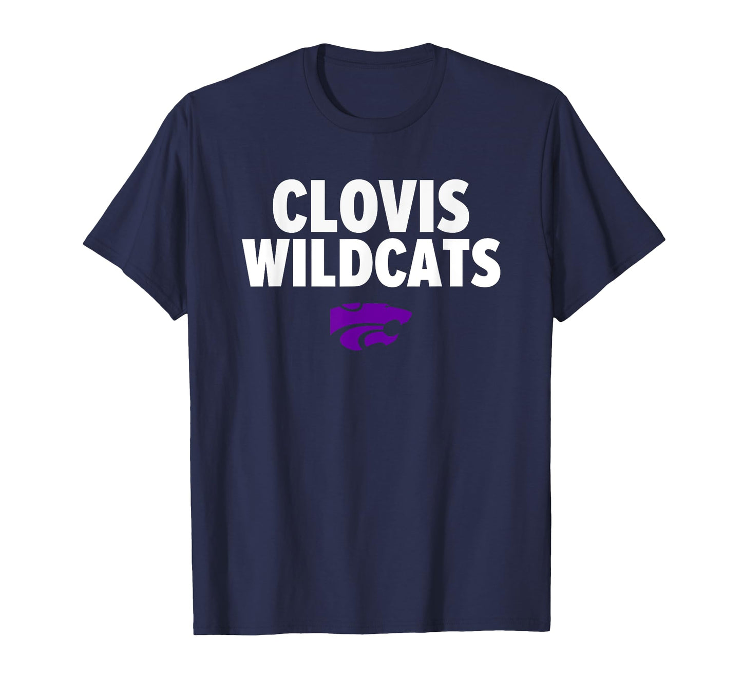 Clovis Wildcats Logo Bold HS T-Shirt