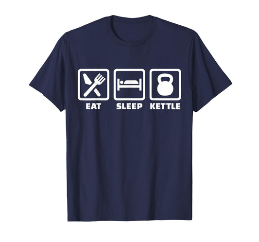 Eat sleep kettle kettlebell T-Shirt
