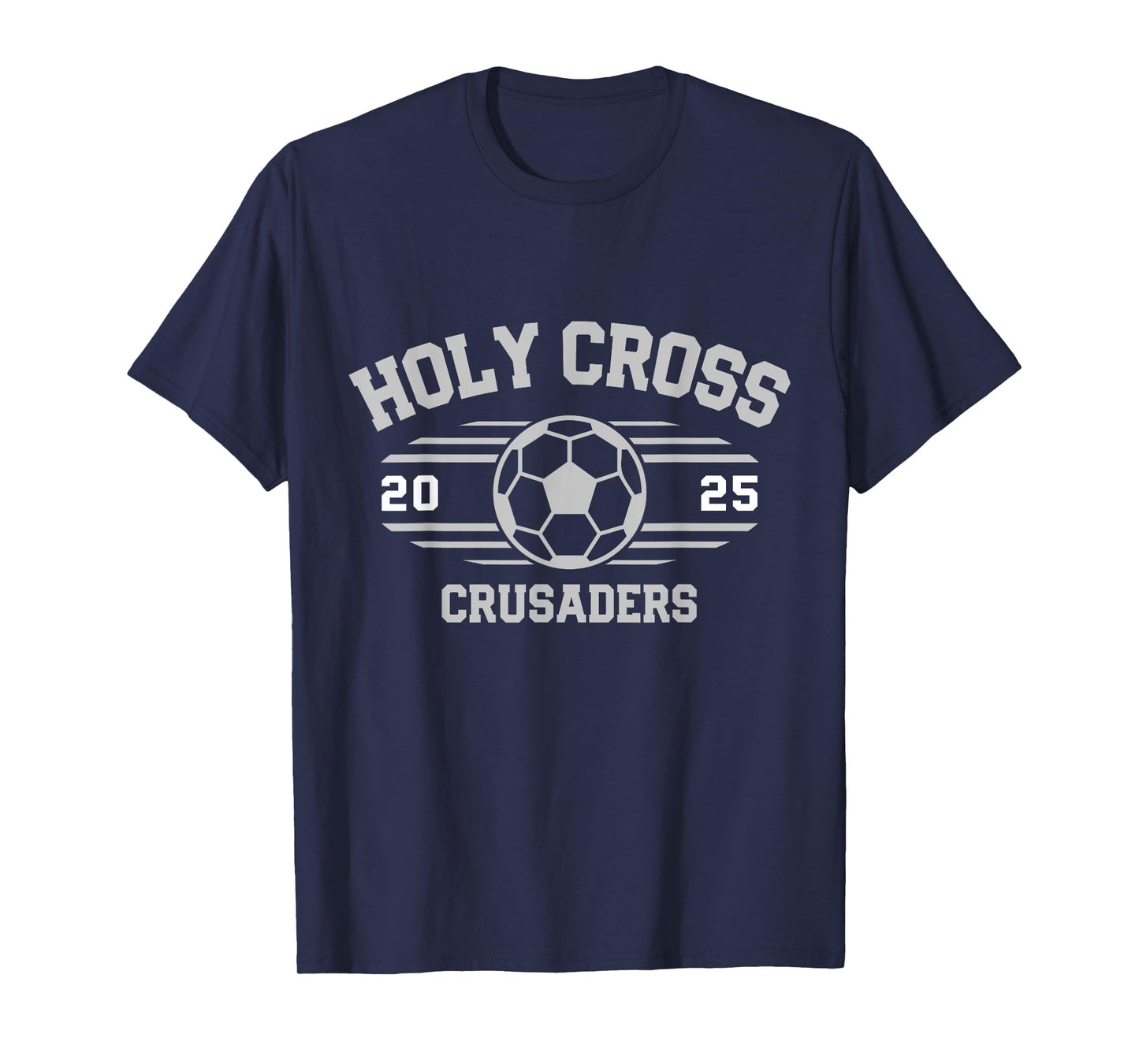 Holy Cross Crusaders Soccer Ball 2025 T-Shirt
