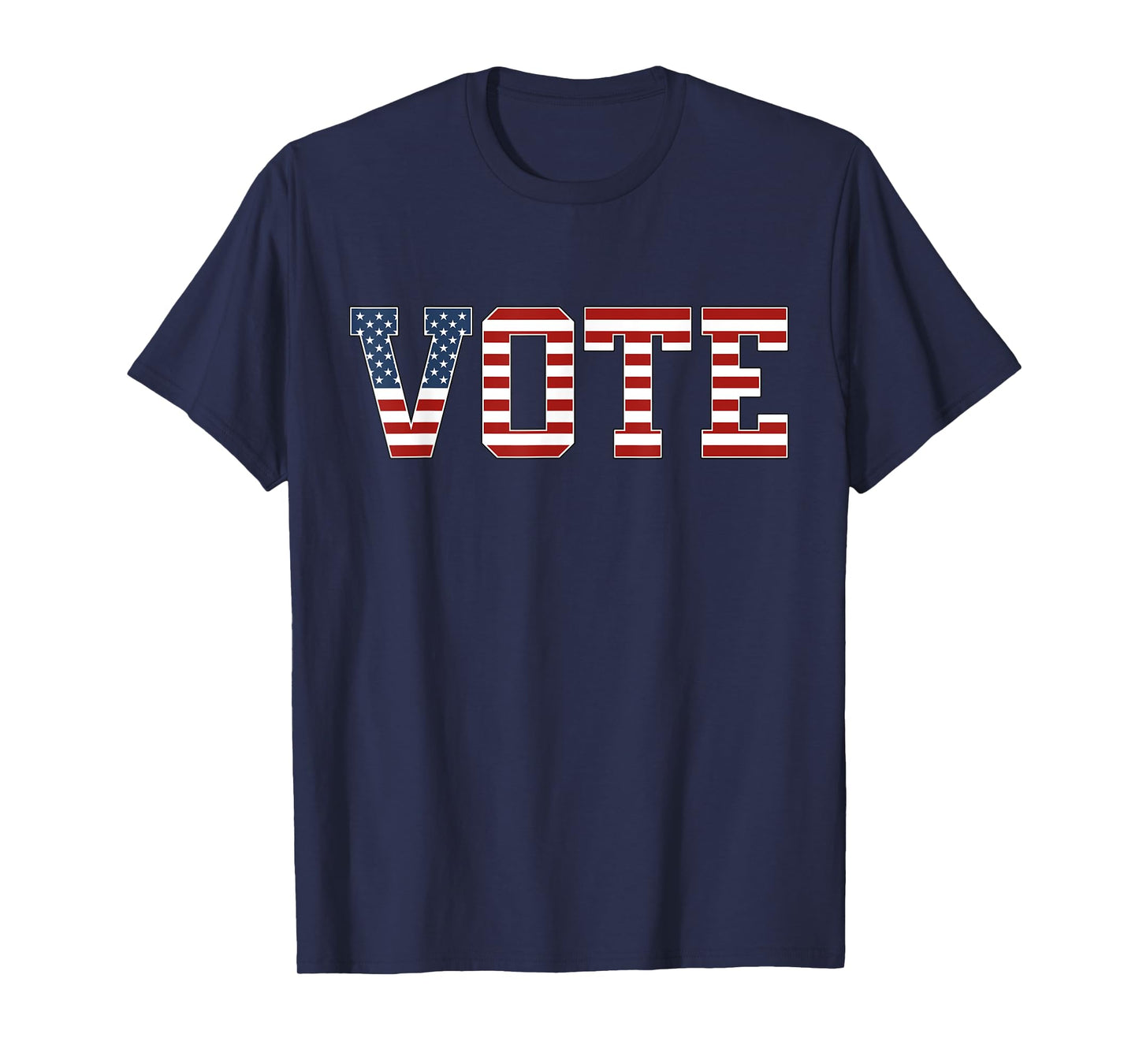 Vote Women Men Red White Blue American Flag 2024 Elections T-Shirt