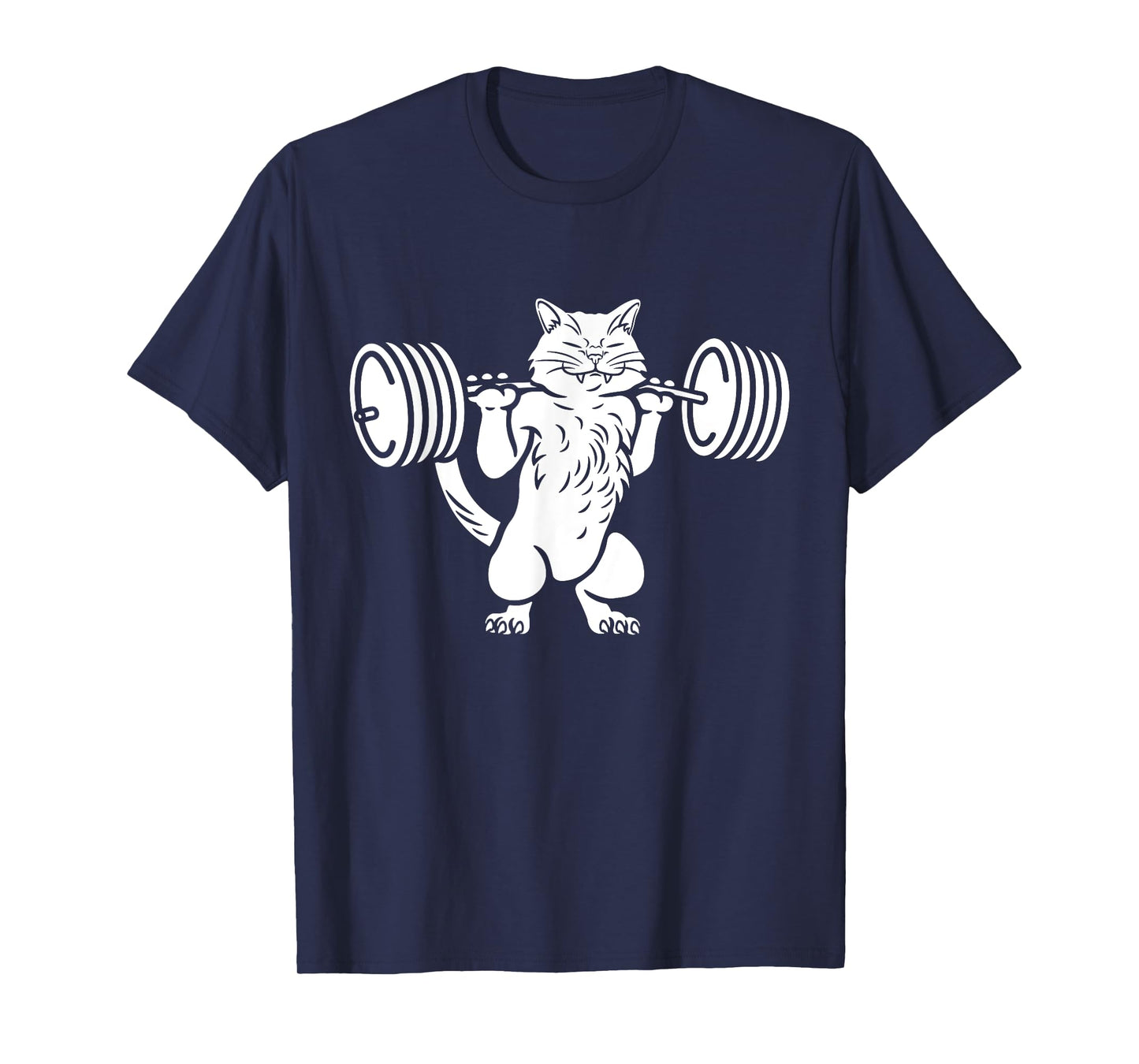 Squat Cat Gift Idea Power Squat Bodybuilder T-Shirt