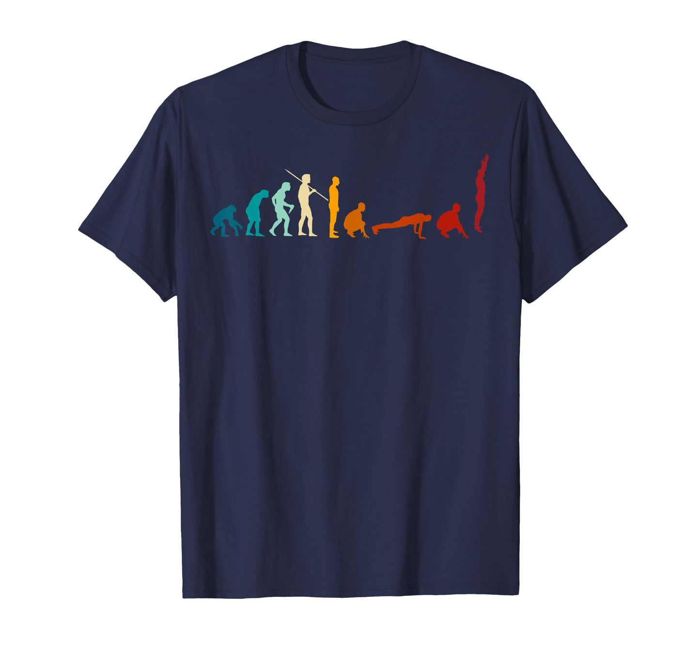 Evolution of Burpees - Funny Personal Trainer Funny Exercise T-Shirt