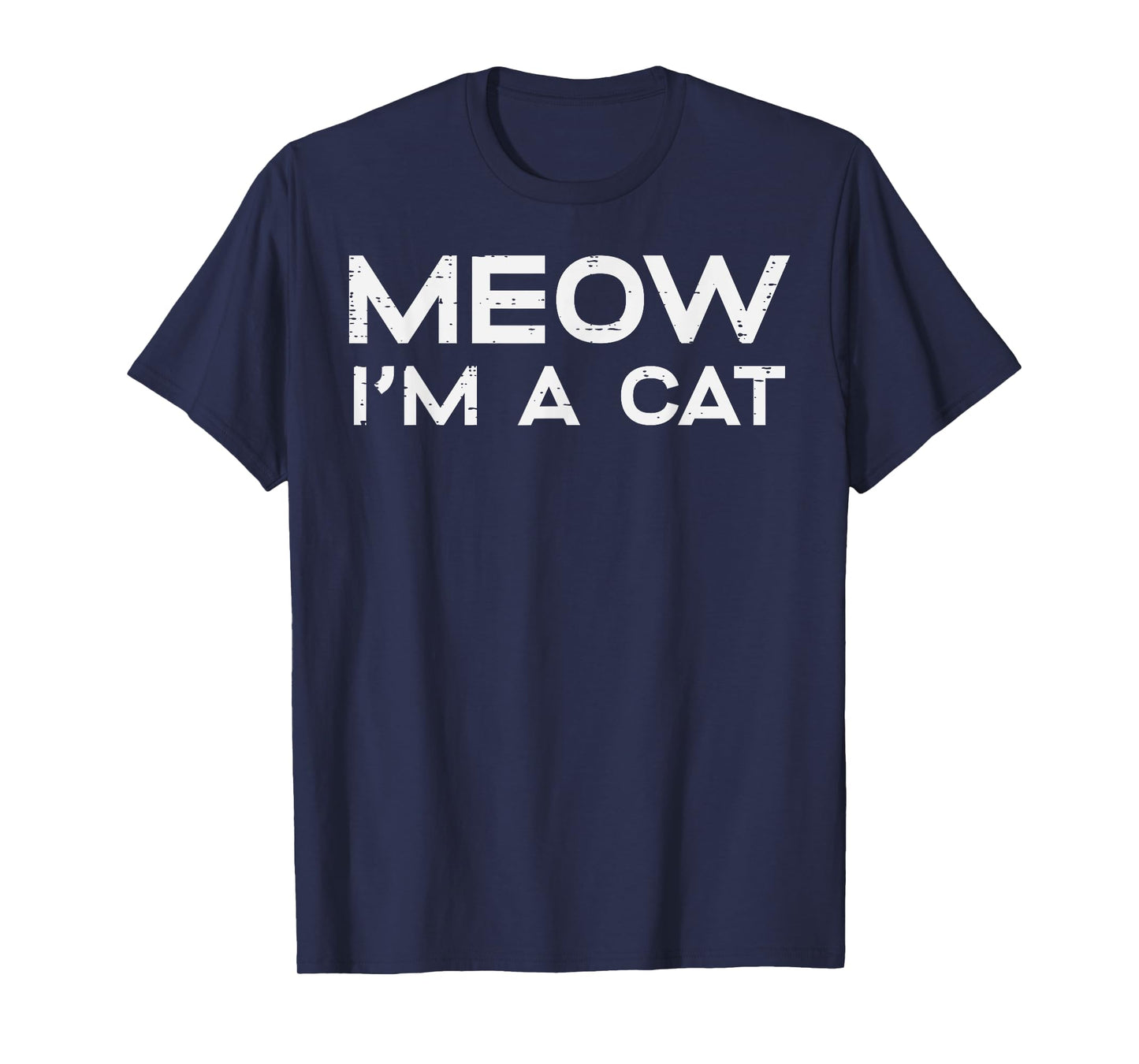 Halloween Meow Im Cat Funny Costume Women Girls Kids Men T-Shirt