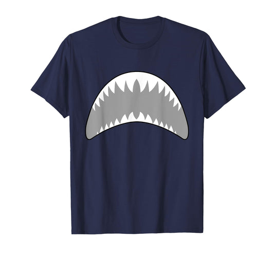Shark mouth jaw lazy easy costume for halloween party T-Shirt
