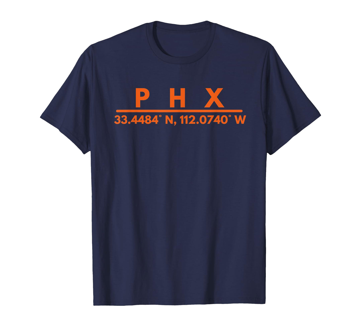 Phoenix AZ Fans Latitude & Longitude PHX T-Shirt