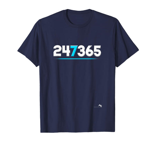 247365 T-shirt Hustle Healthy Gym Shirt T-Shirt