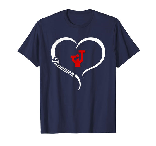 Jackson Ironmen Logo Half Heart Slogan HS T-Shirt