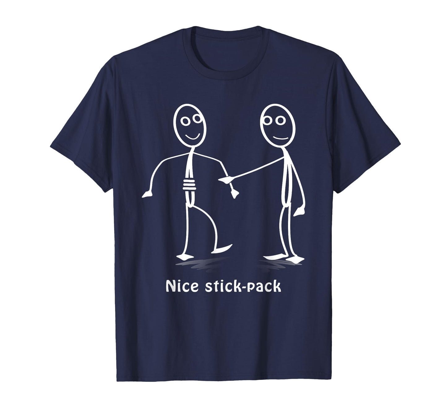 Funny "Nice Stick-Pack" Stickman Costume - Stick Figure T-Shirt