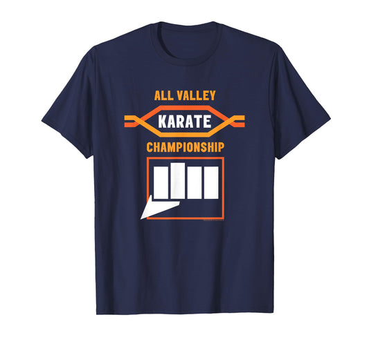 Cobra Kai All Valley Logo and Fist T-Shirt