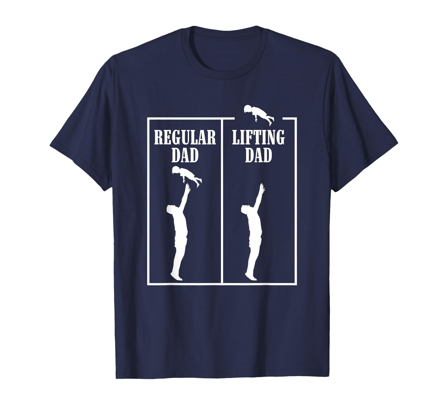 Regular Dad Lifting Dad Funny Bodybuilding Weightlifting T-Shirt
