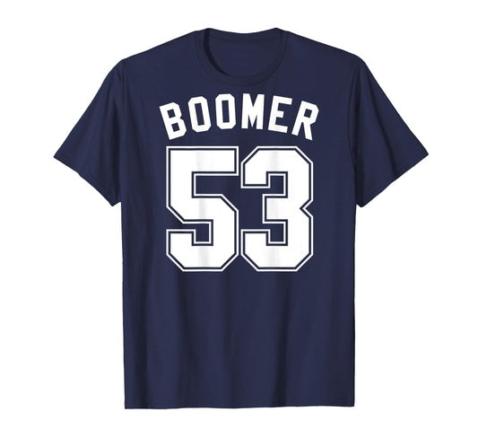 1953 Boomer Jersey (Back) Generation Badass for Proud Boomer T-Shirt