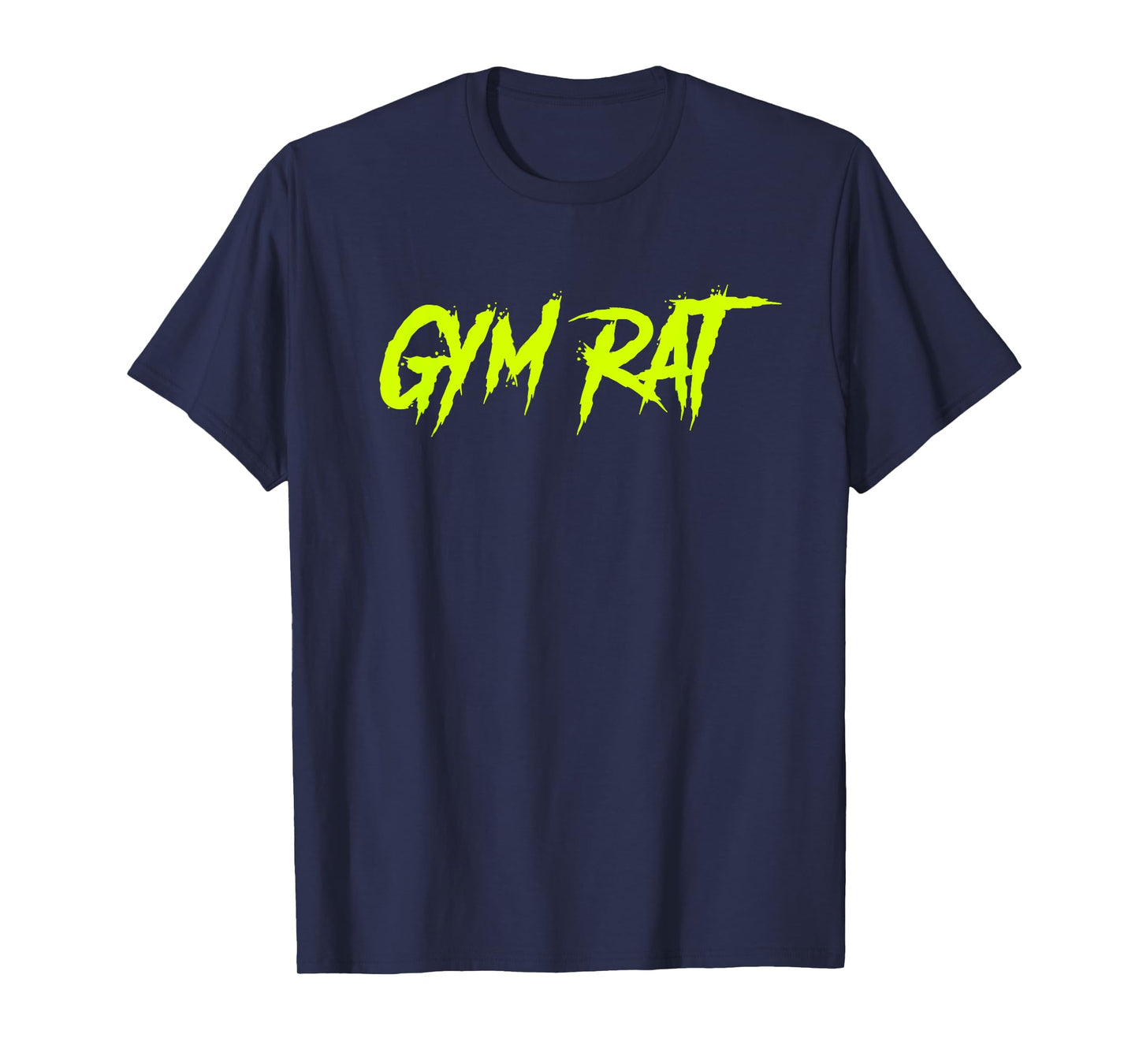 Gym Rat Gifts Men Essential Clothes Hustle Fitness Graffiti T-Shirt