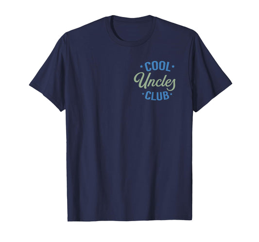 Cool Uncles Club Best Uncle Ever Funny Pocket Fathers Day T-Shirt