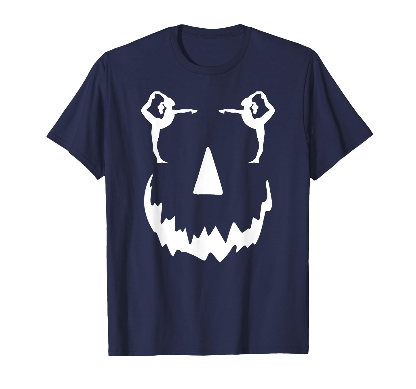 funny Gymnastics pumpkin Gymnastics halloween T-Shirt