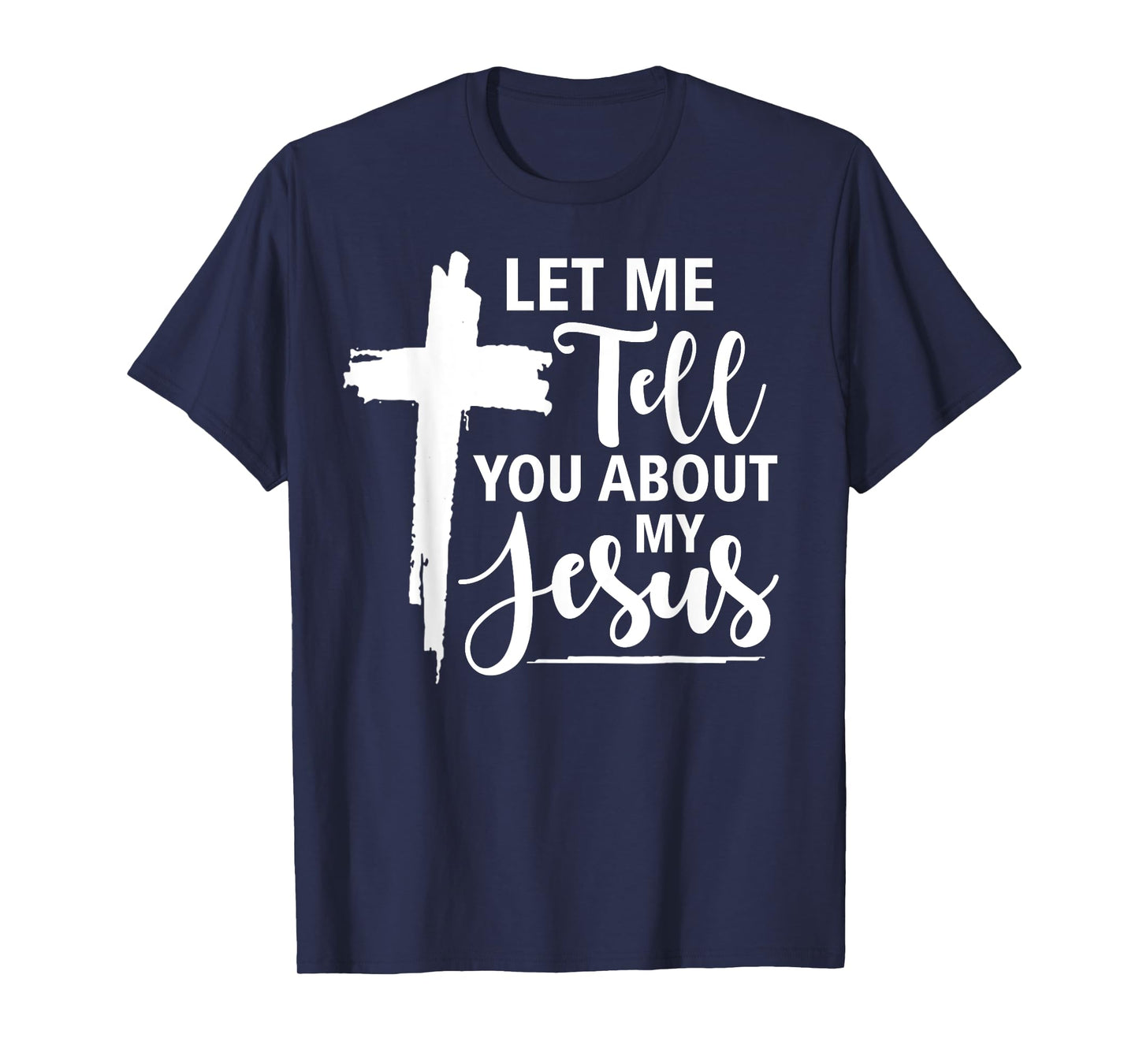 Retro Tie Dye Rainbow Let Me Tell You About My Jesus God T-Shirt