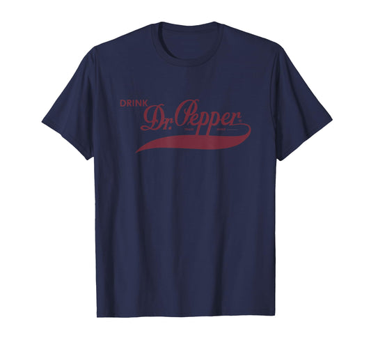 Dr. Pepper Drink Dr. Pepper Vintage Red Script T-Shirt