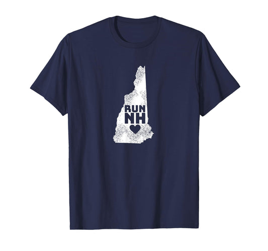 Run NH Love New Hampshire T-Shirt