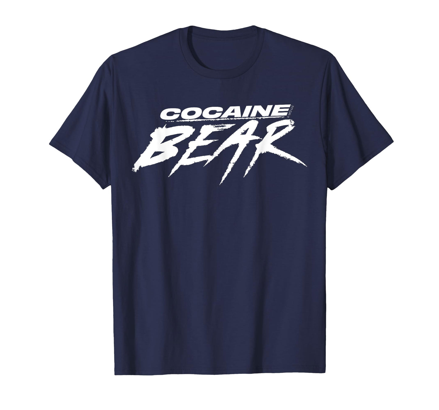 Cocaine Bear Black and White Logo T-Shirt