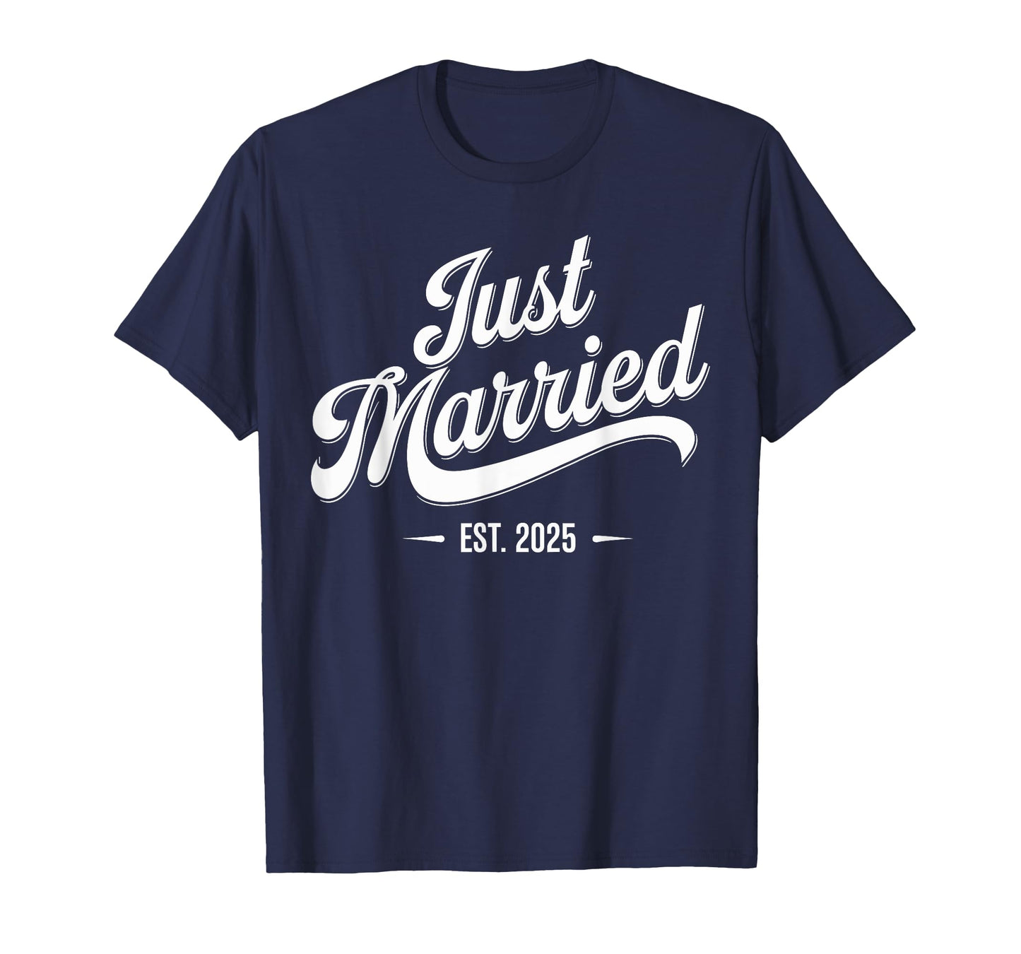 Mr. Est. 2025 Just Married Wedding Hubby Mr & Mrs T-Shirt