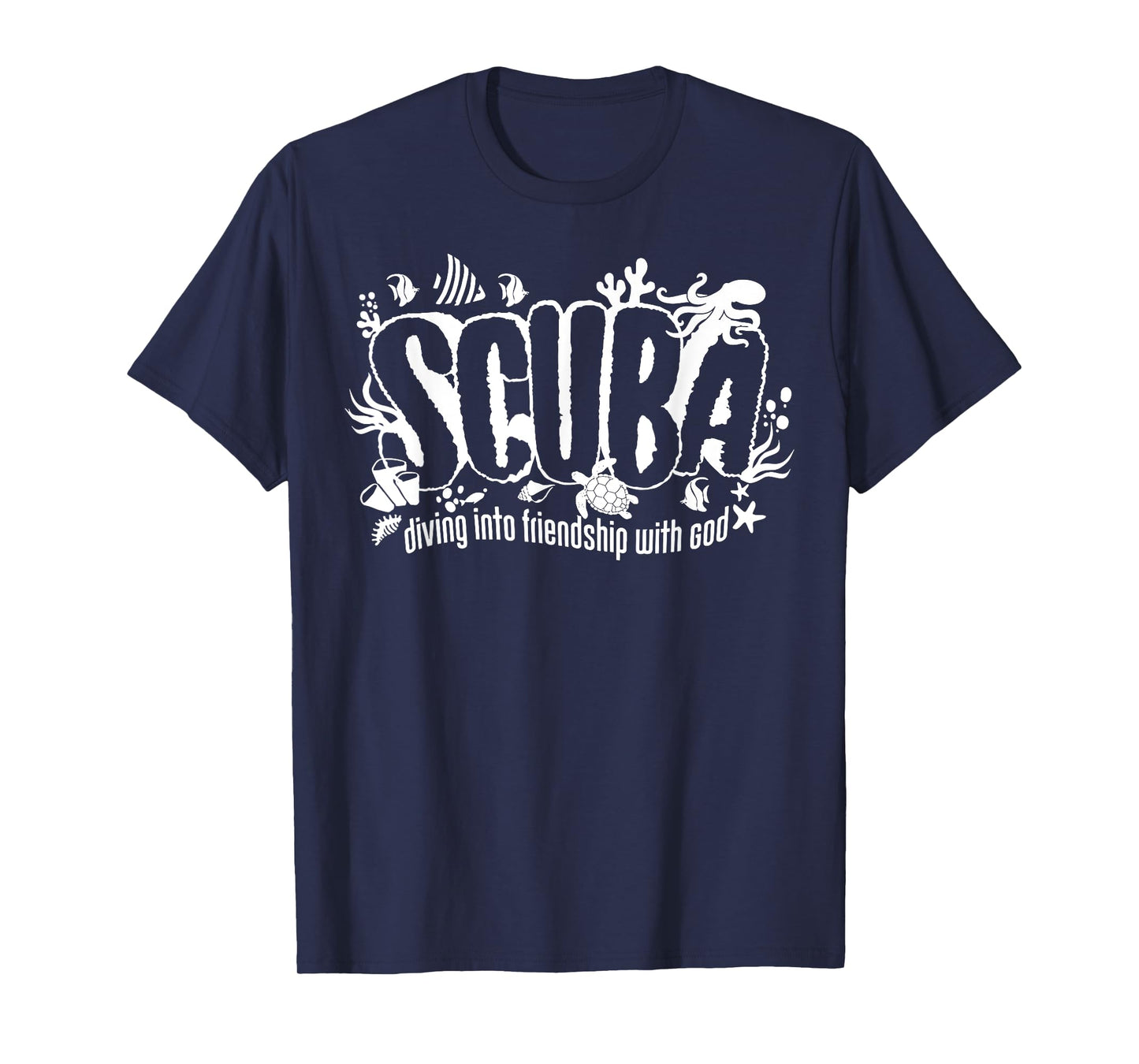 Scuba Diving Into Friendship with God Christian VBS 2024 T-Shirt