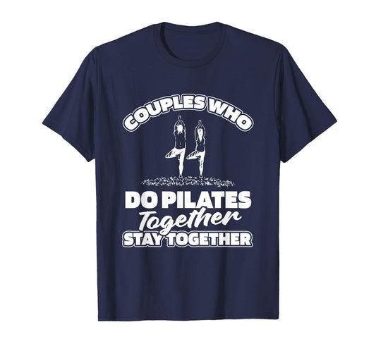 Pilates Couple Fitness - Training Pilates T-Shirt