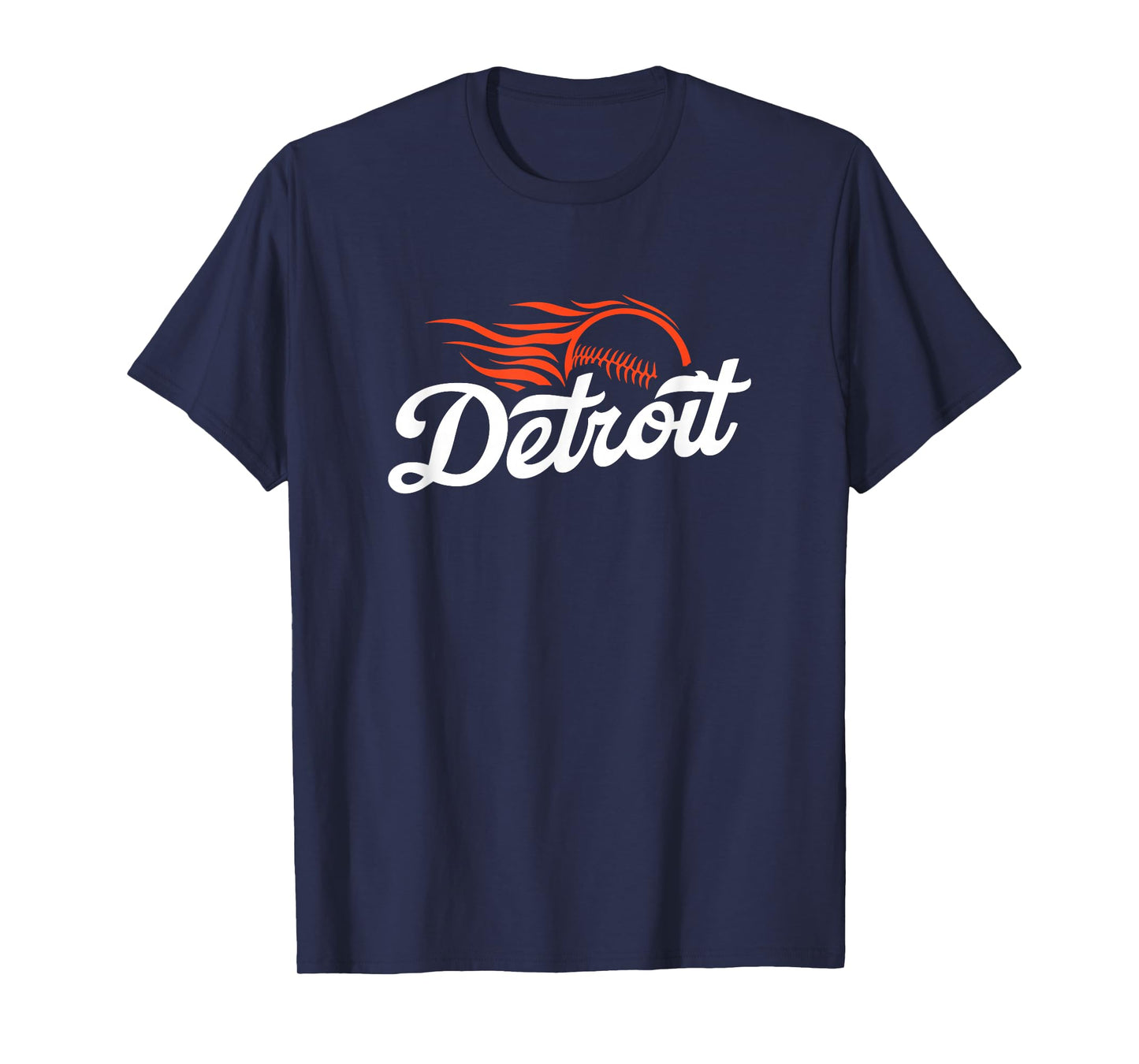 Detroit Baseball Vintage Minimalist Retro Baseball Lover T-Shirt