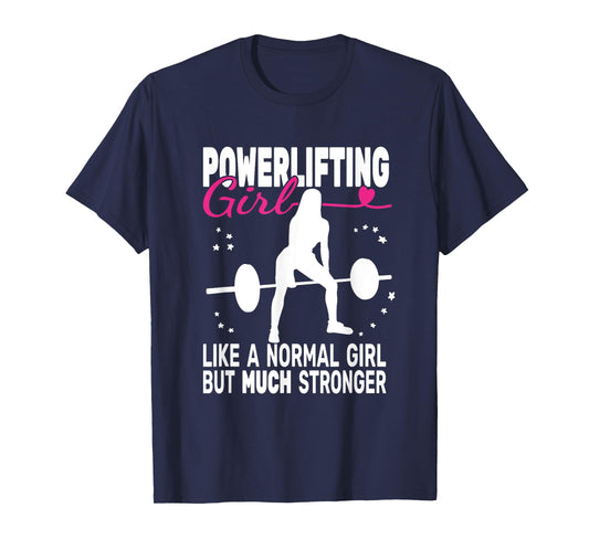 fitness gym powerlifter powerlifting weightlifting for women T-Shirt