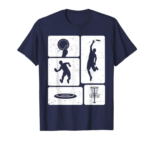 Funny Disc Golf Player Cool Flying Disk Sports Enthusiast T-Shirt