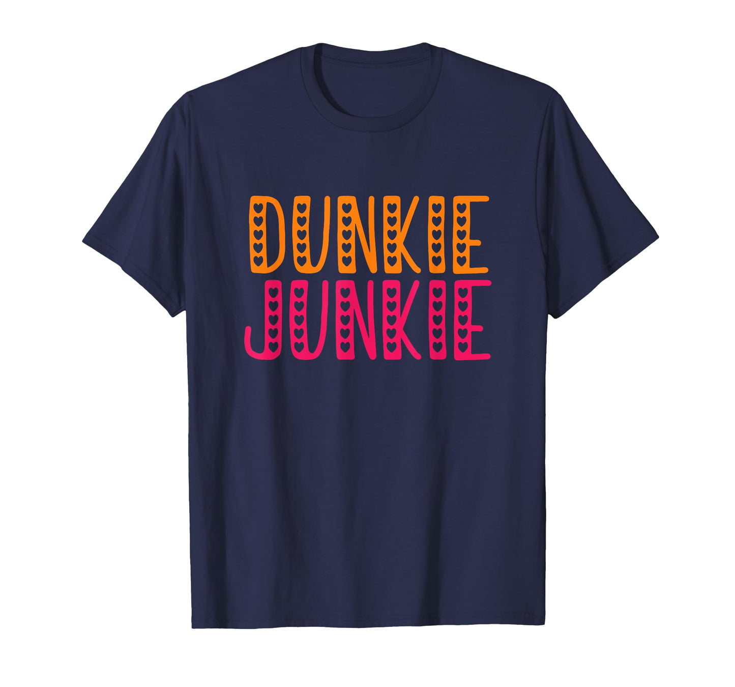 Funny Dunkie Junkie Coffee Love valentines day Funny Coffee T-Shirt