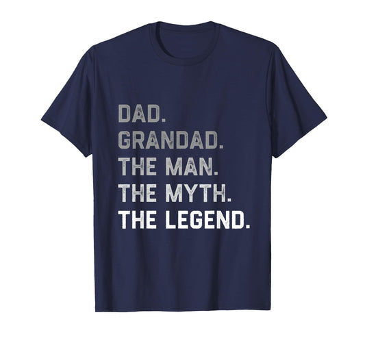 Dad Grandad the Man the Myth Legend Father’s Day Christmas T-Shirt