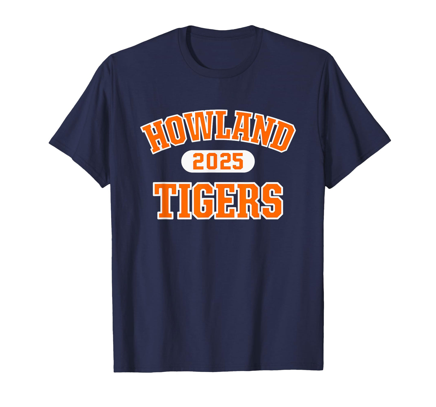 Howland Tigers High School Arch 2025 T-Shirt