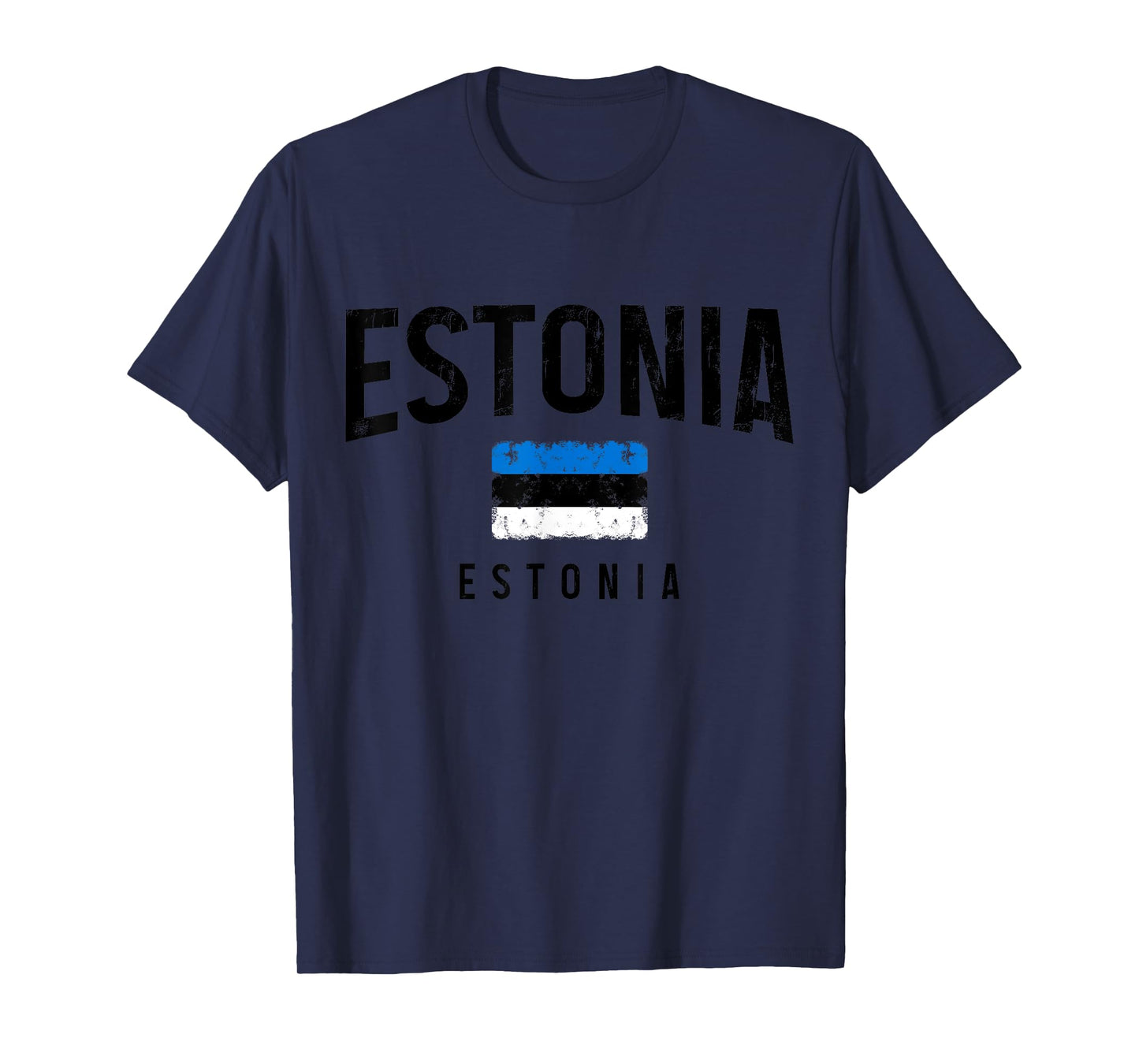 Estonia Estonia Estonian Flag Vintage Pride T-Shirt